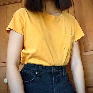 SOLD - yellow tee
